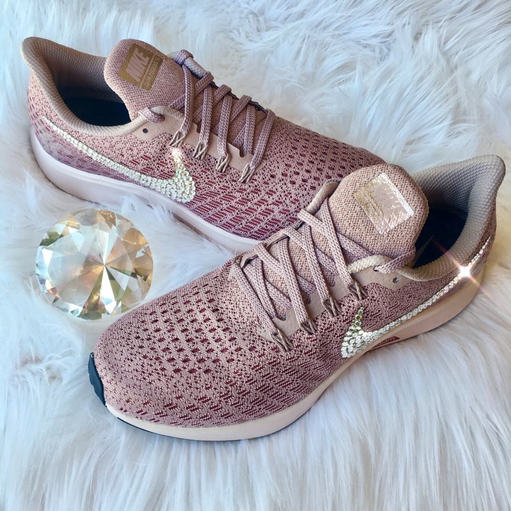 Bling Nike Pegasus 35 Shoes w/ Swarovski Crystals